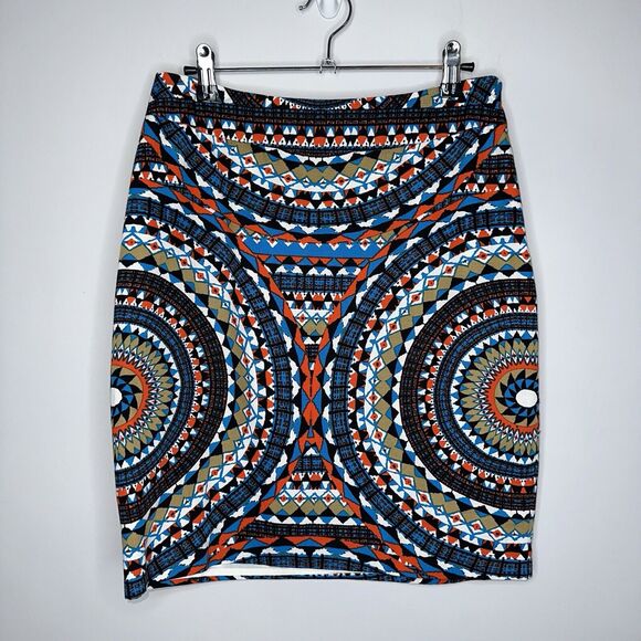Anthropologie Dresses & Skirts - Tabitha Anthropologie Women’s Olmeda Geometric Print Pencil Skirt Size 4